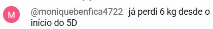 Comentário de aluna — Protocolo 5D